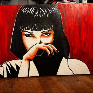 Original painting Mia Wallace Pulp Fiction